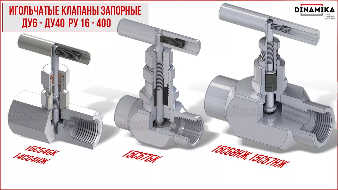 Резьбовые клапаны игольчатые муфтовые в Новом Уренгое